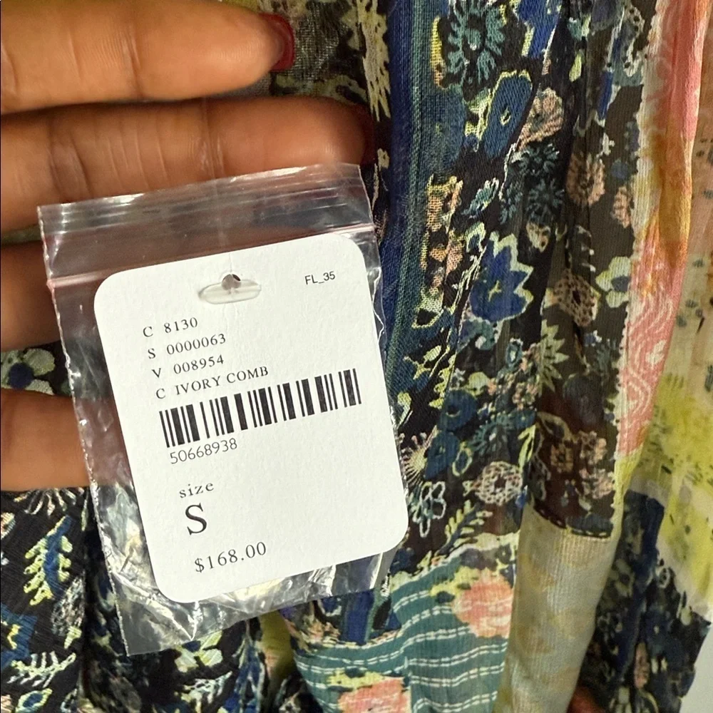 NEW Free People Patch Made In Heaven Dress Small